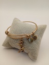 Urban Leaves ULPL001VG Bracelet Charm Gold Metal Bangle Bear Gold Woman - Image 4