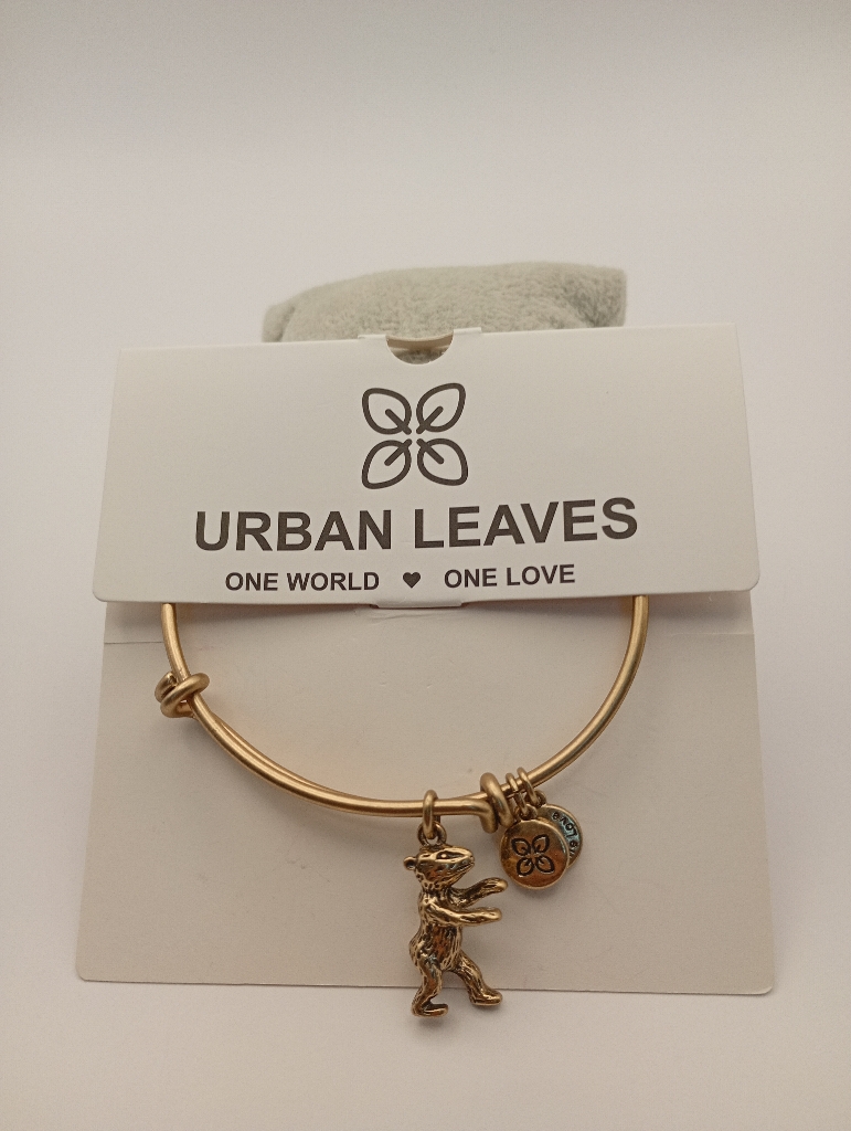 Urban Leaves ULPL001VG Bracelet Charm Gold Metal Bangle Bear Gold Woman - Image 6