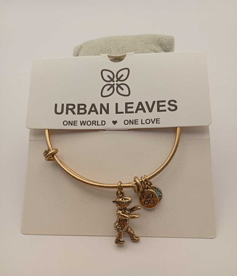 Urban Leaves ULPL001VG Bracelet Charm Gold Metal Bangle Bear Gold Woman - Image 6
