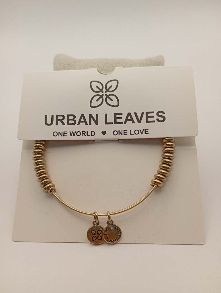 Urban Leaves ULBD010VG Bracelet Bangle Gold Metal Bangle Simplicity Vintage Gold Women - Image 5
