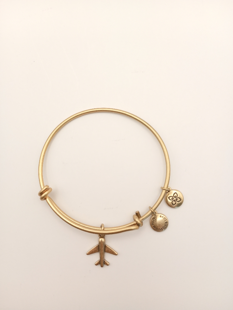 Urban Leaves ULUS004VG Bracelet Bangle Gold Metal Bangle Jetplane Vintage Gold Unisex - Image 2