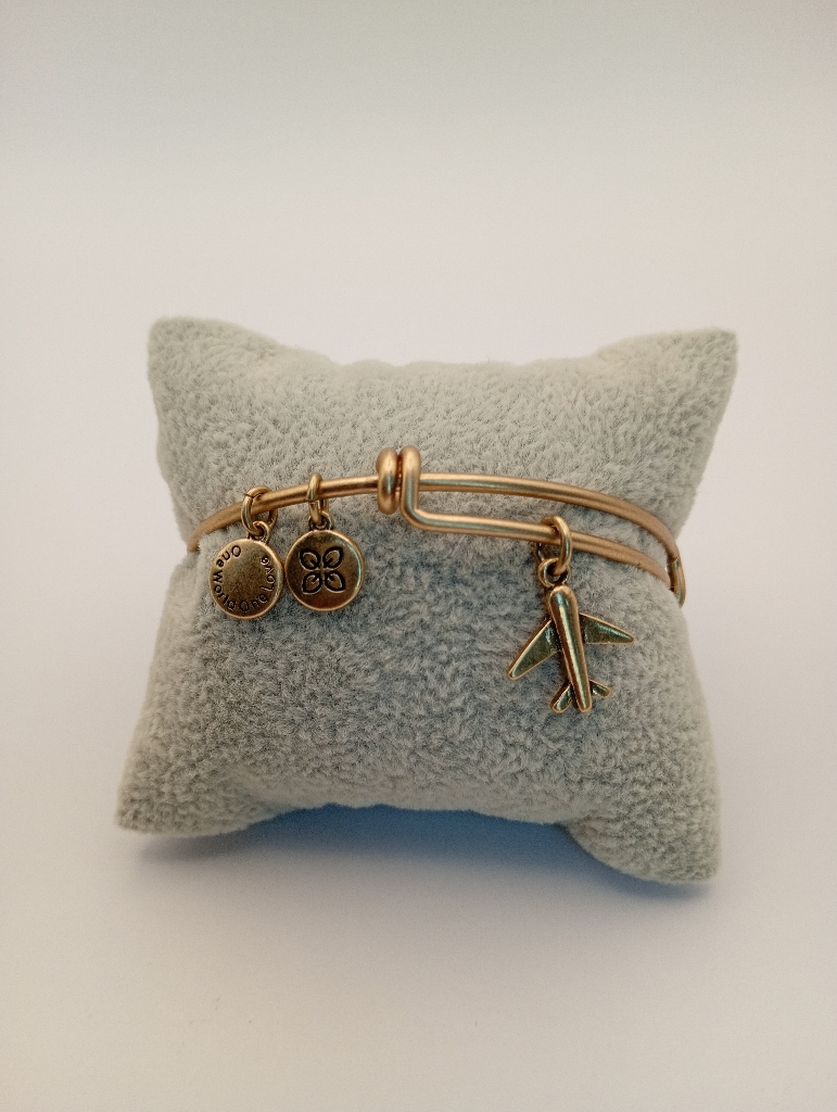 Urban Leaves ULUS004VG Bracelet Bangle Gold Metal Bangle Jetplane Vintage Gold Unisex - Image 4
