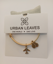Urban Leaves ULUS004VG Bracelet Bangle Gold Metal Bangle Jetplane Vintage Gold Unisex - Image 5