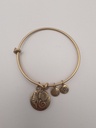 Urban Leaves ULOC003VG Bracelet Charm, Shells Gold Metal Bangle Gold Tone Women - Image 2