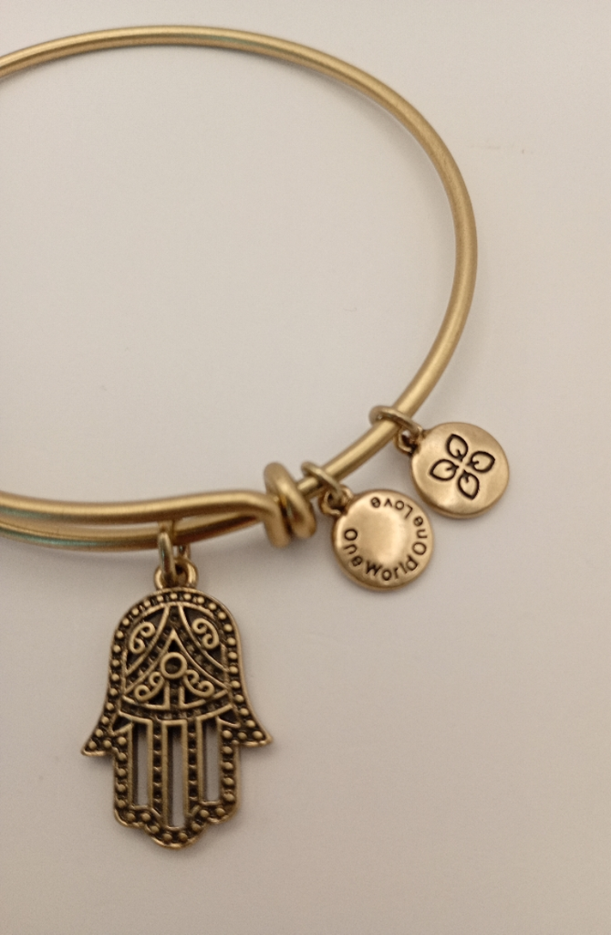 Urban Leaves ULBE005VG Bracelet Charm Gold Metal Bangle Hand Fatima Gold Women - Image 3