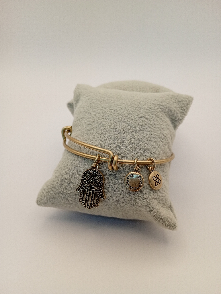 Urban Leaves ULBE005VG Bracelet Charm Gold Metal Bangle Hand Fatima Gold Women - Image 4