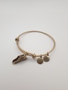 Urban Leaves ULUS001VG Bracelet Charm Gold Metal Bangle Shoe Vintage Gold Unisex - Image 2