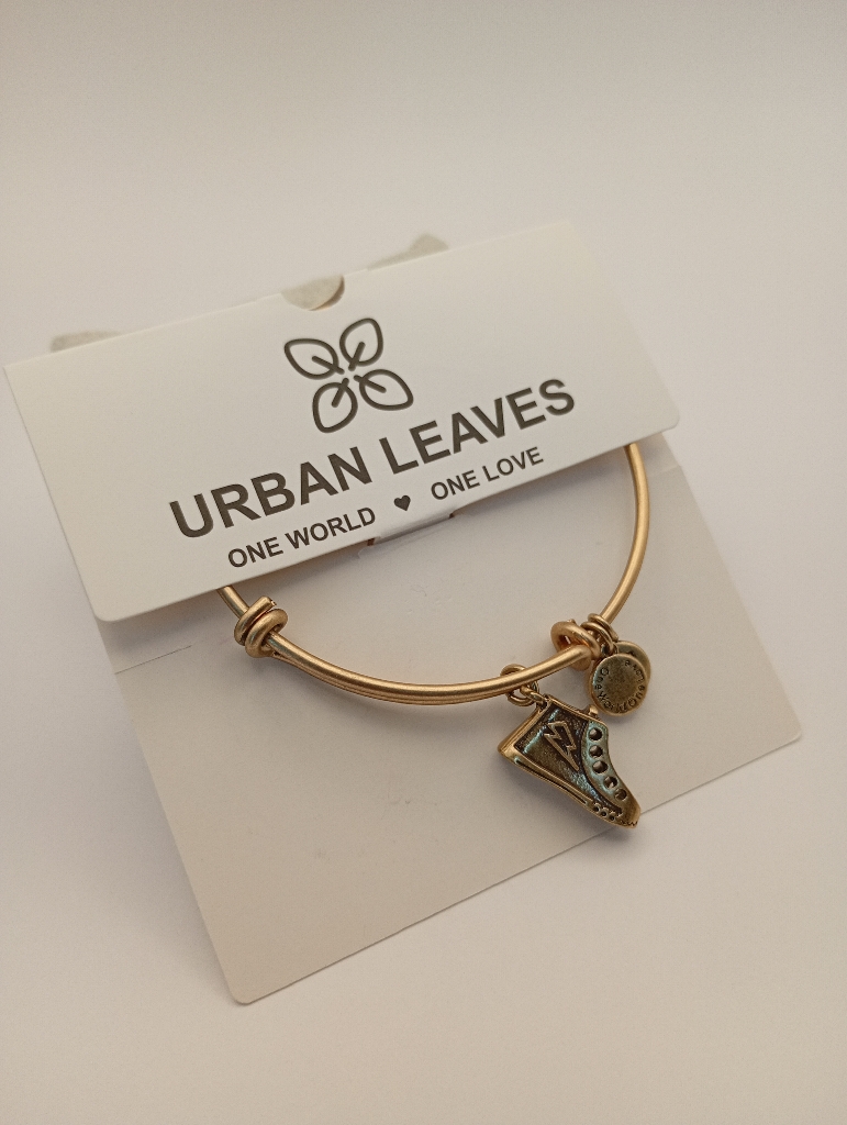 Urban Leaves ULUS001VG Bracelet Charm Gold Metal Bangle Shoe Vintage Gold Unisex - Image 5