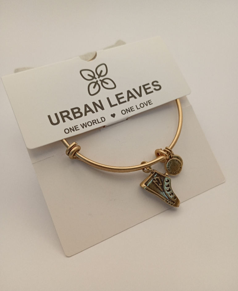 Urban Leaves ULUS001VG Bracelet Charm Gold Metal Bangle Shoe Vintage Gold Unisex - Image 5