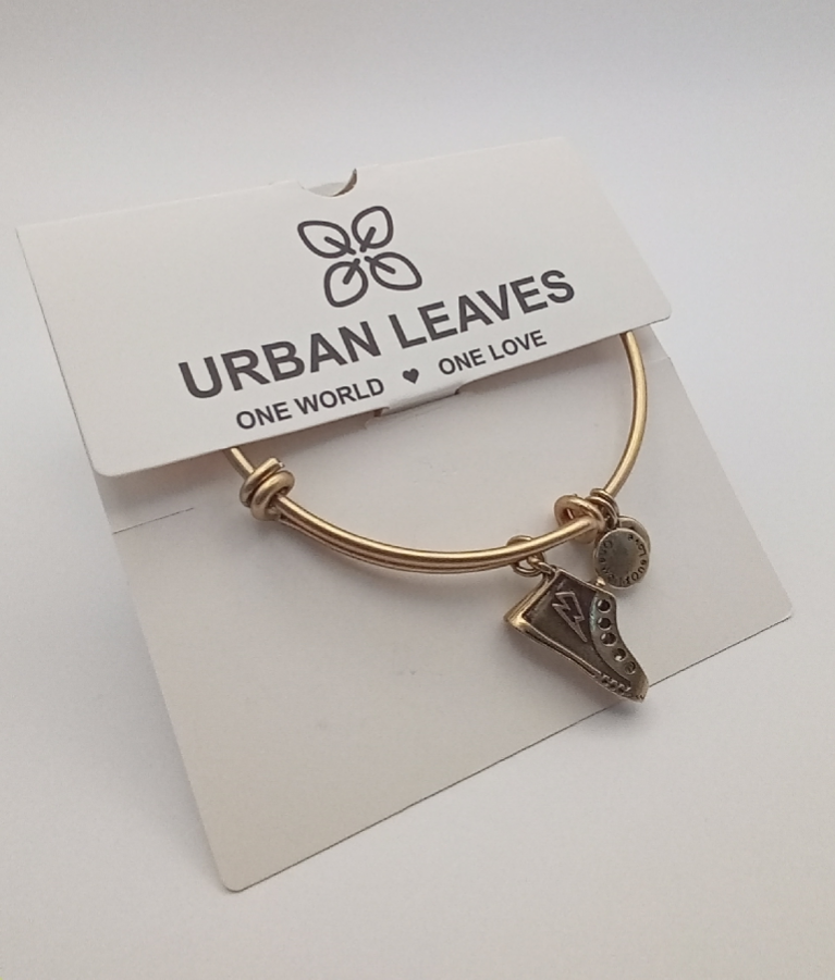 Urban Leaves ULUS001VG Bracelet Charm Gold Metal Bangle Shoe Vintage Gold Unisex - Image 6
