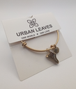 Urban Leaves ULUS001VG Bracelet Charm Gold Metal Bangle Shoe Vintage Gold Unisex - Image 6