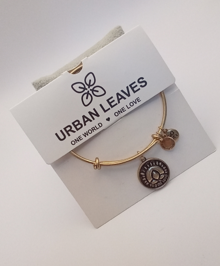 Urban Leaves ULSY006VG Bracelet Charm Gold Metal Bangle Gold Unisex - Image 2