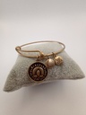Urban Leaves ULSY006VG Bracelet Charm Gold Metal Bangle Gold Unisex - Image 5