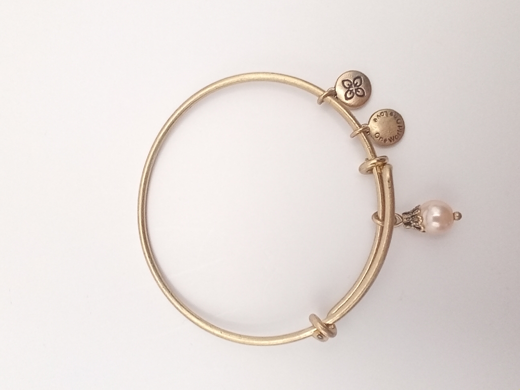 Urban Leaves ULGE009VG Bracelet Bangle Gold Metal Bangle Bright Pearl Gold Tone Women - Image 2