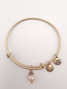 Urban Leaves ULGE009VG Bracelet Bangle Gold Metal Bangle Bright Pearl Gold Tone Women - Image 2