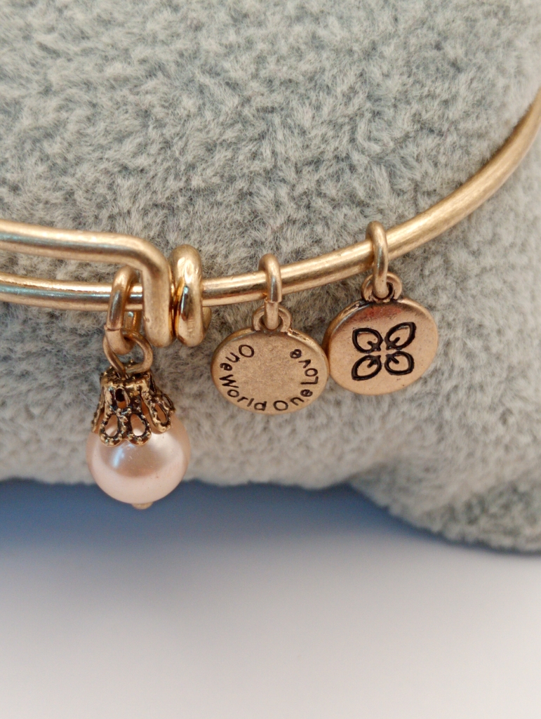 Urban Leaves ULGE009VG Bracelet Bangle Gold Metal Bangle Bright Pearl Gold Tone Women - Image 4