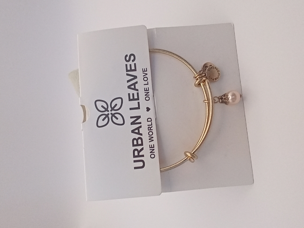 Urban Leaves ULGE009VG Bracelet Bangle Gold Metal Bangle Bright Pearl Gold Tone Women - Image 6
