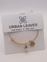 Urban Leaves ULGE009VG Bracelet Bangle Gold Metal Bangle Bright Pearl Gold Tone Women - Image 6
