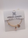 Urban Leaves ULGE009VG Bracelet Bangle Gold Metal Bangle Bright Pearl Gold Tone Women - Image 6