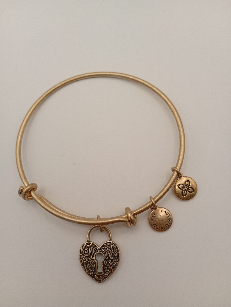 Urban Leaves ULSY005VG Bracelet Charm Gold Metal Bangle Heart Gold Tone Women - Image 1