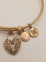 Urban Leaves ULSY005VG Bracelet Charm Gold Metal Bangle Heart Gold Tone Women - Image 3