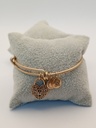 Urban Leaves ULSY005VG Bracelet Charm Gold Metal Bangle Heart Gold Tone Women - Image 4