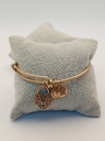 Urban Leaves ULSY005VG Bracelet Charm Gold Metal Bangle Heart Gold Tone Women - Image 4