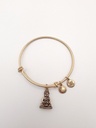 Urban Leaves ULBE003VG Bracelet Charm Gold Metal Bangle Buddha Vintage Gold Unisex - Image 2