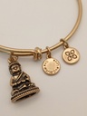 Urban Leaves ULBE003VG Bracelet Charm Gold Metal Bangle Buddha Vintage Gold Unisex - Image 3