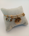 Urban Leaves ULIN006VG Bracelet Bangle Gold Metal Bangle Letter F Vintage Gold Unisex - Image 4