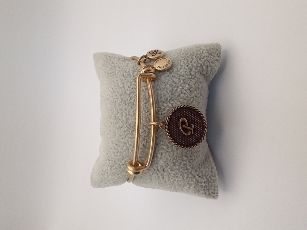 Urban Leaves ULIN016VG Bracelet Charm Gold Metal Bangle Letter P Vintage Gold Women - Image 4