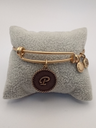 Urban Leaves ULIN016VG Bracelet Charm Gold Metal Bangle Letter P Vintage Gold Women - Image 4