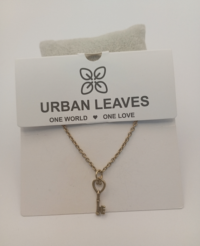 URBAN LEAVES ULNS008VG Necklace None Women Cable Key Pendant Lobster Gold Metal - Image 6