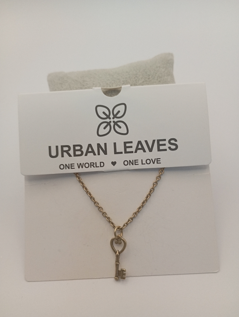 URBAN LEAVES ULNS008VG Necklace None Women Cable Key Pendant Lobster Gold Metal - Image 6