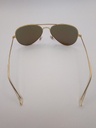 LUX-LENSES LTD SG17SUPB1013BLUSIL Sunglasses Unisex Blue Aviator Gold Metal - Image 3