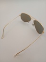 LUX-LENSES LTD SG17SUPB1013BLUSIL Sunglasses Unisex Blue Aviator Gold Metal - Image 4