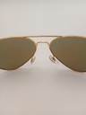 LUX-LENSES LTD SG17SUPB1013BLUSIL Sunglasses Unisex Blue Aviator Gold Metal - Image 6