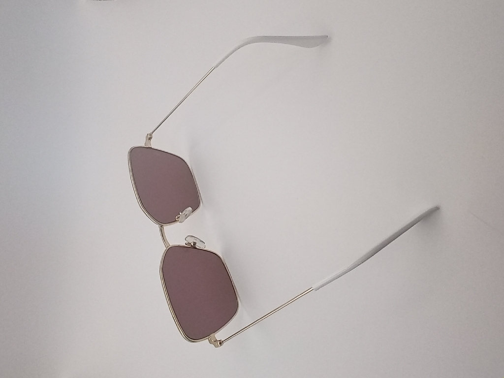 Lux-Lenses Ltd WPH-HT042 Sunglasses Unisex Rose Cat-eye Gold Metal, Plastic - Image 3