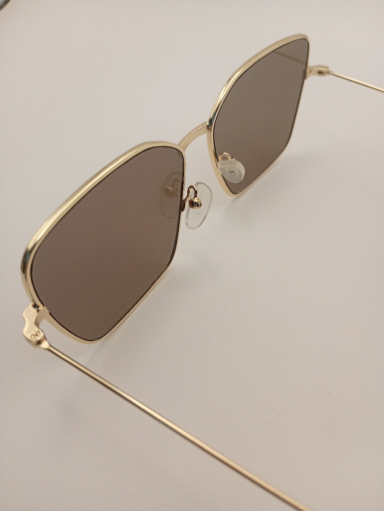Lux-Lenses Ltd WPH-HT042 Sunglasses Unisex Rose Cat-eye Gold Metal, Plastic - Image 4