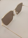 Lux-Lenses Ltd WPH-HT042 Sunglasses Unisex Rose Cat-eye Gold Metal, Plastic - Image 4