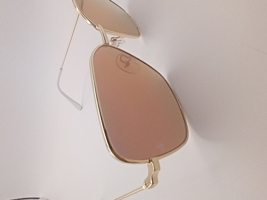 Lux-Lenses Ltd WPH-HT042 Sunglasses Unisex Rose Cat-eye Gold Metal, Plastic - Image 5