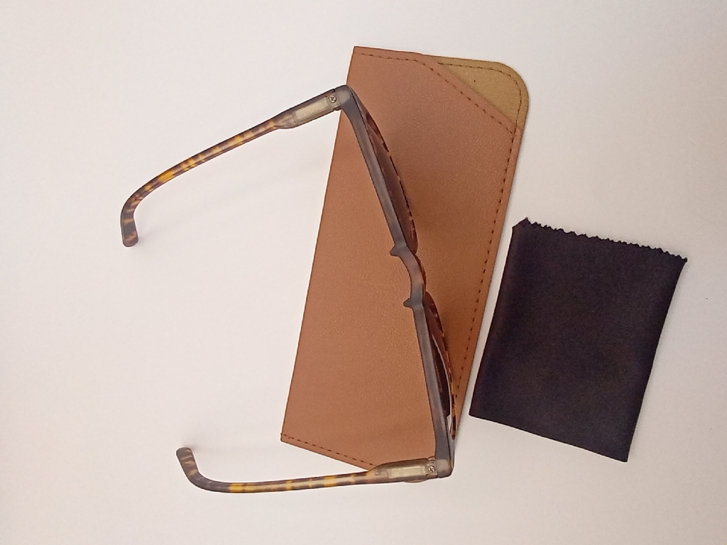 LUX-LENSED 3016BRNBRN Sunglasses Unisex Brown Round Brown Plastic - Image 2