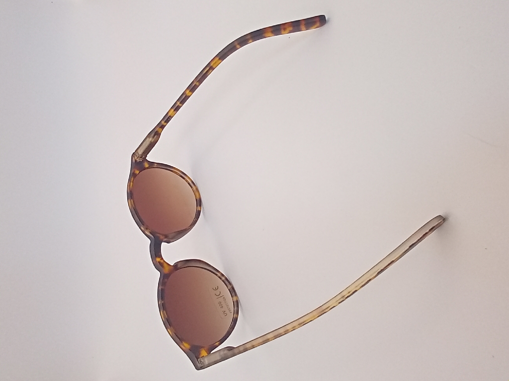 LUX-LENSED 3016BRNBRN Sunglasses Unisex Brown Round Brown Plastic - Image 3