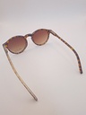 LUX-LENSED 3016BRNBRN Sunglasses Unisex Brown Round Brown Plastic - Image 3