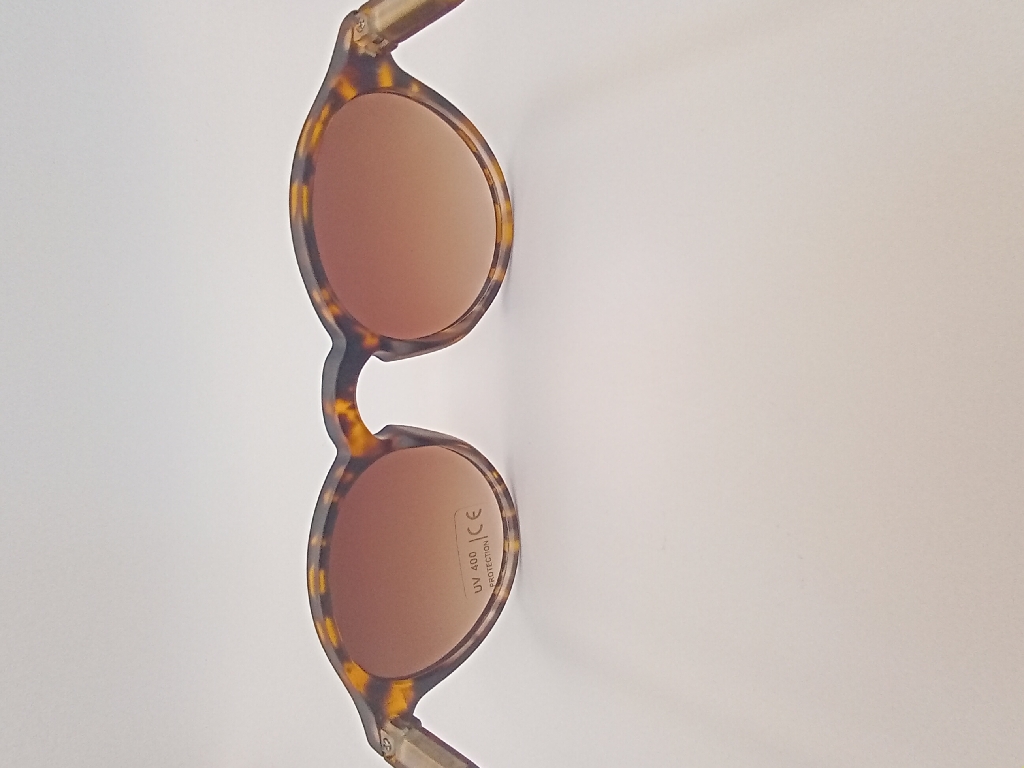LUX-LENSED 3016BRNBRN Sunglasses Unisex Brown Round Brown Plastic - Image 4