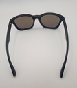 LUX-LENSED 2015BLUBLK Sunglasses Men Blue Mirrored Wrap Black Plastic - Image 4