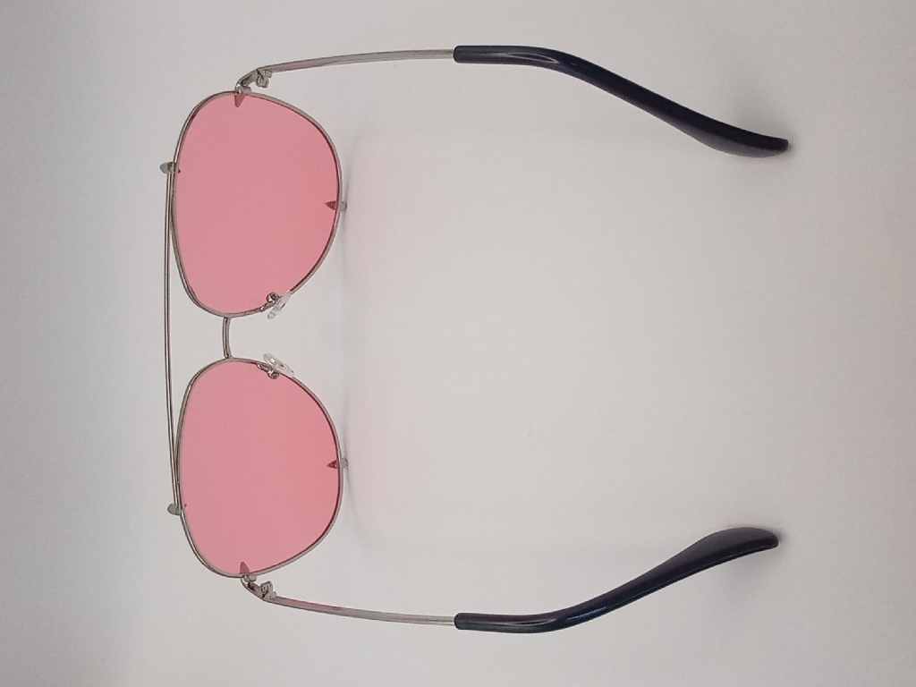 LUX-LENSED LTD 1034PNKSIL Sunglasses Unisex Pink Aviator Silver Metal, Plastic - Image 4