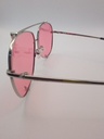 LUX-LENSED LTD 1034PNKSIL Sunglasses Unisex Pink Aviator Silver Metal, Plastic - Image 6