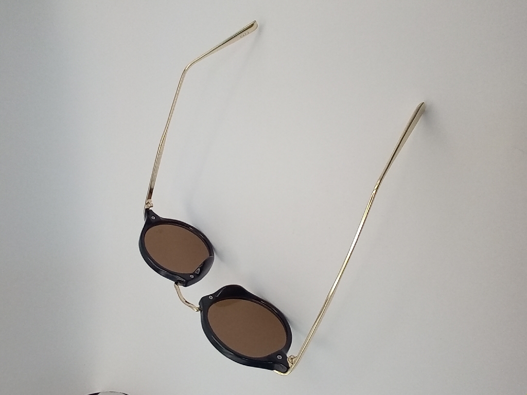 LUX-LENSES SG17SUPB1021GLDBLK Sunglasses Unisex Brown Oval Black Plastic, Metal - Image 5