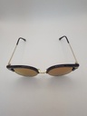 LUX-LENSES LTD 1001PURBLK Sunglasses Unisex Brown Cat-eye Black Plastic, Metal - Image 6